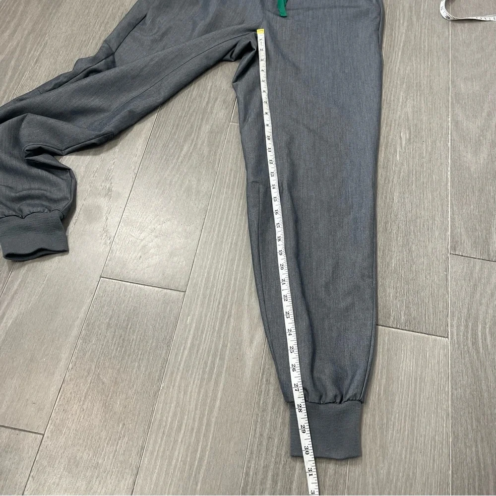 Figs Tansen Jogger Scrub Pants Men’s Gray Green Drawstring Size S MXXSW2004